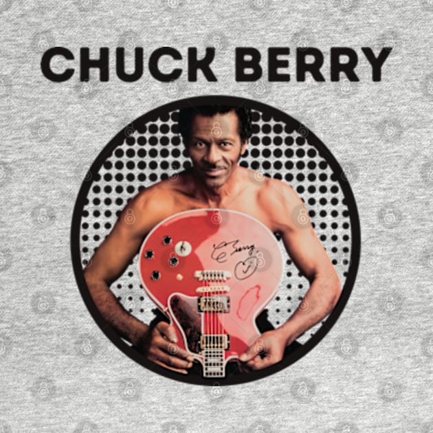 chuck berry ll red guitar by claudia awes